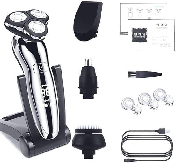 EZAGMWGFB Electric Razor for Men's, Men's Electric Shaver,Electric Shaver for Men,Beard and Mustache Trimmer,Washable and USB Charging Shaving Machine