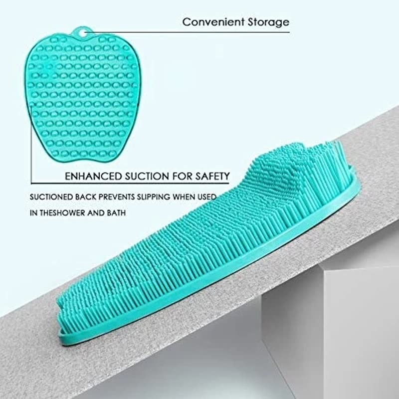 TBNLASS Bath Cushion Brush Anti-Slip Lazy Wash Feet Skin Bathroom Artifact Back Shower Foot
