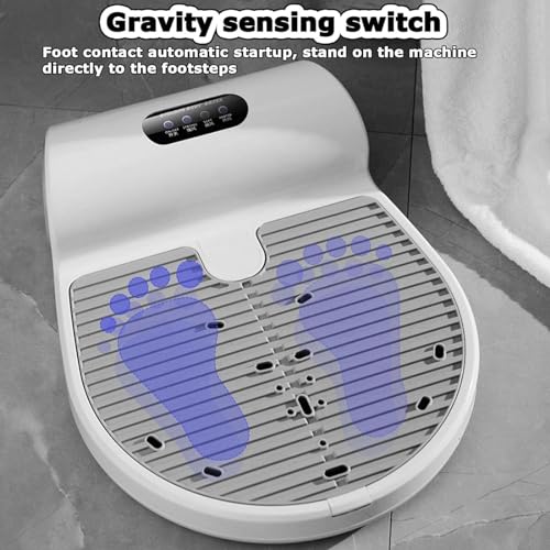 Full Body Dryer for Shower, 1350W Air Shower,Negative Ions Body Heater Blow Dryer, Waterproof Smart tat Body Heater Blow Dryer, Foot Touch Screen, Body Care Dryer,WithoutWeightScale