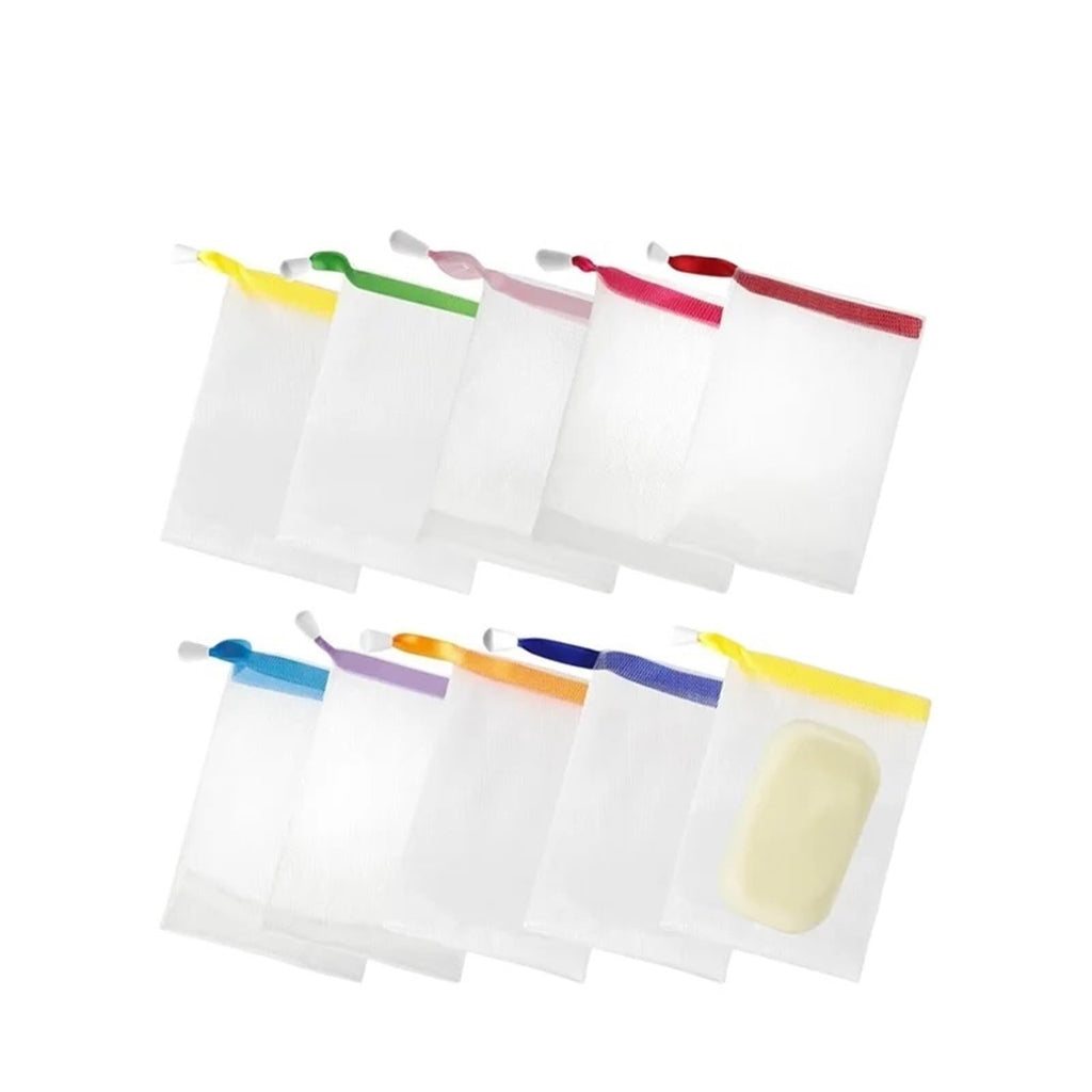 Soap Saver Bag 6-600PCS Portable Soap Pouch Multi Use Lather Net for Travel Camping Cleanser Shaving Cream Body Wash Accessory(600pcs)