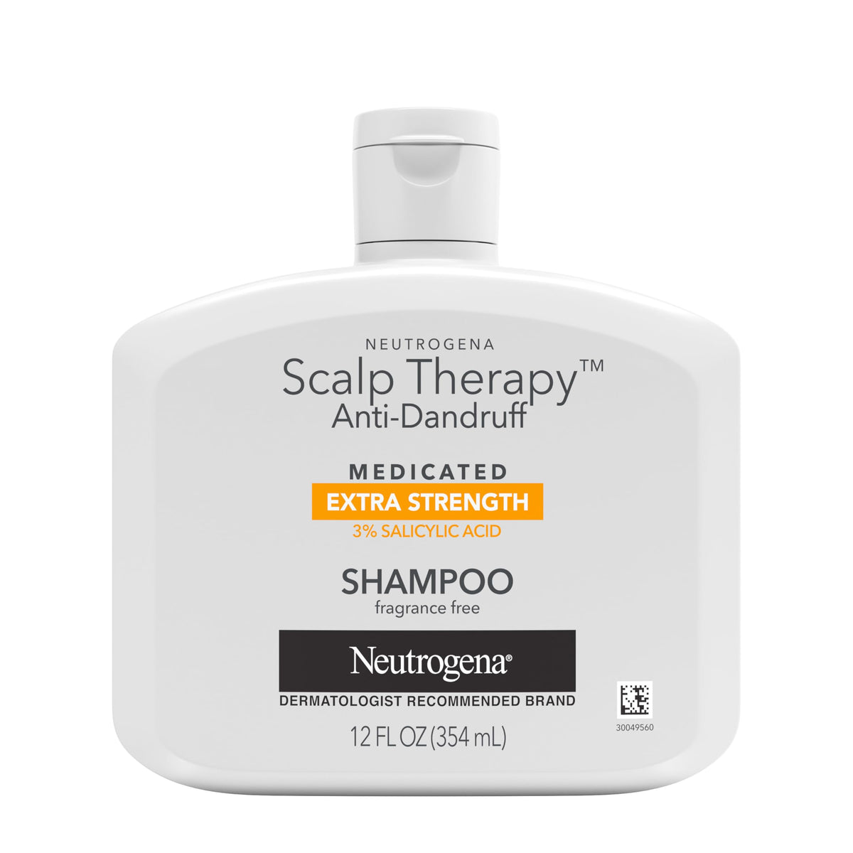 Neutrogena Scalp Therapy Anti-Dandruff Shampoo, Fragrance Free, 12 Fl Oz