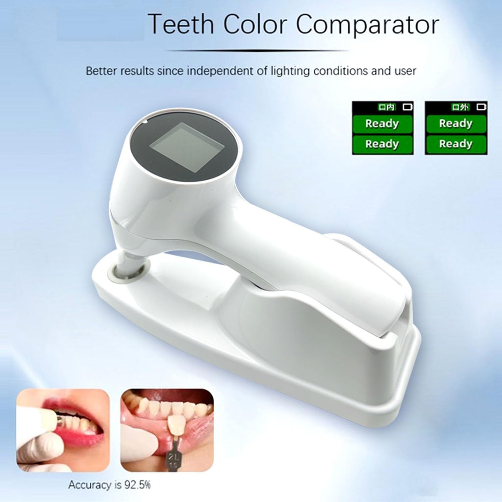 Windplusya Dental Digital Color Comparator, High Accuracy Tooth Digital Shade Guide with Led Display.
