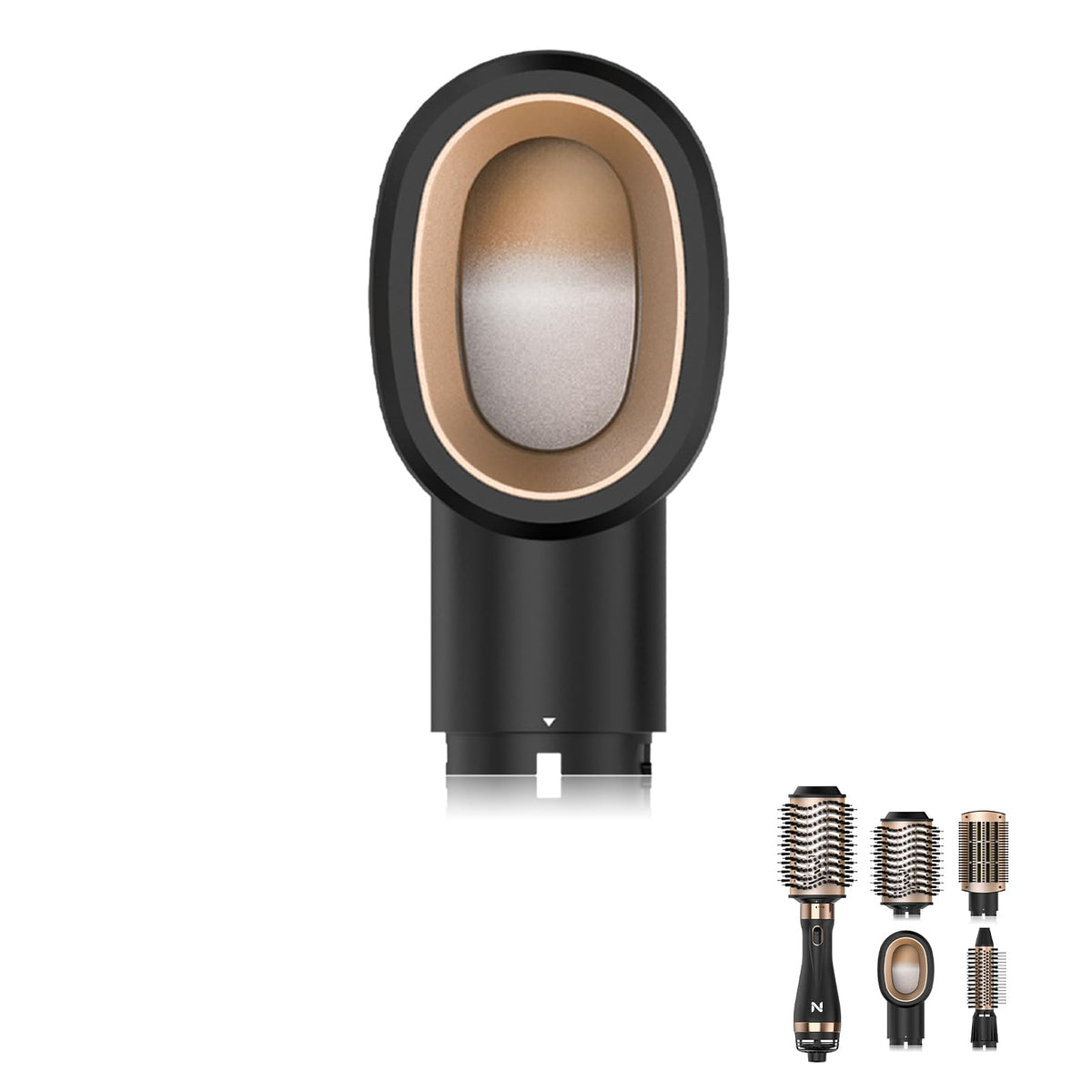 Accessory for Hair Dryer Brush Blow Dryer Brush in One for Drying and Straightening, Frizz-Free Blowout Brush for Salon Quality（NO Machine