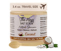 The Keys Salt Scrub -Sea Salt Scrub - Exfoliating Body Scrub with Wooden Spoon - Moisturizing Exfoliator for Hands, Foot, Bath,