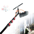 Water Fed Window Cleaning Tool 10m PV Panel Brush with 30cm Head Ideal for So Panel Cleaning 3.6M/12FT Extendable Reach
