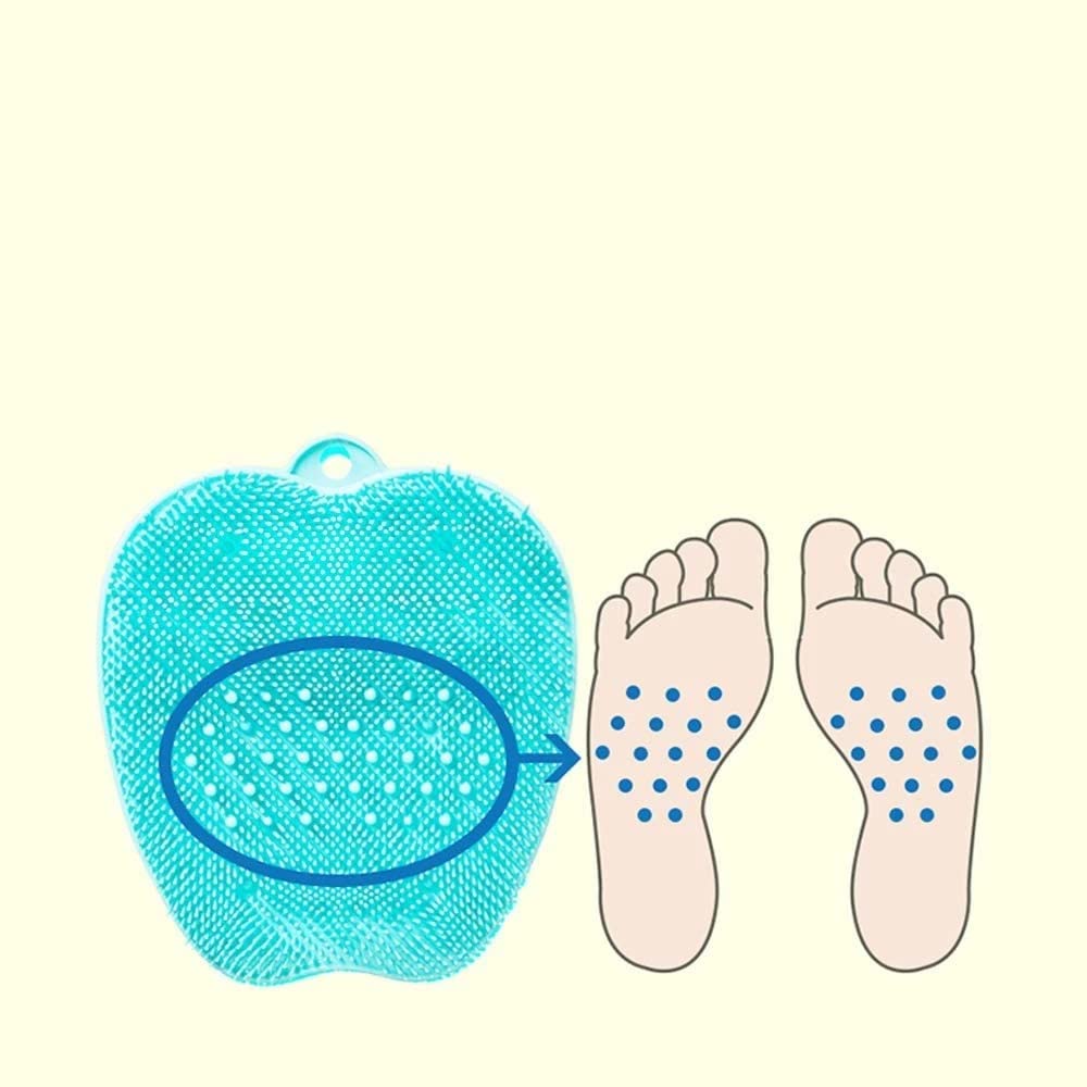 TBNLASS Bath Cushion Brush Anti-Slip Lazy Wash Feet Skin Bathroom Artifact Back Shower Foot