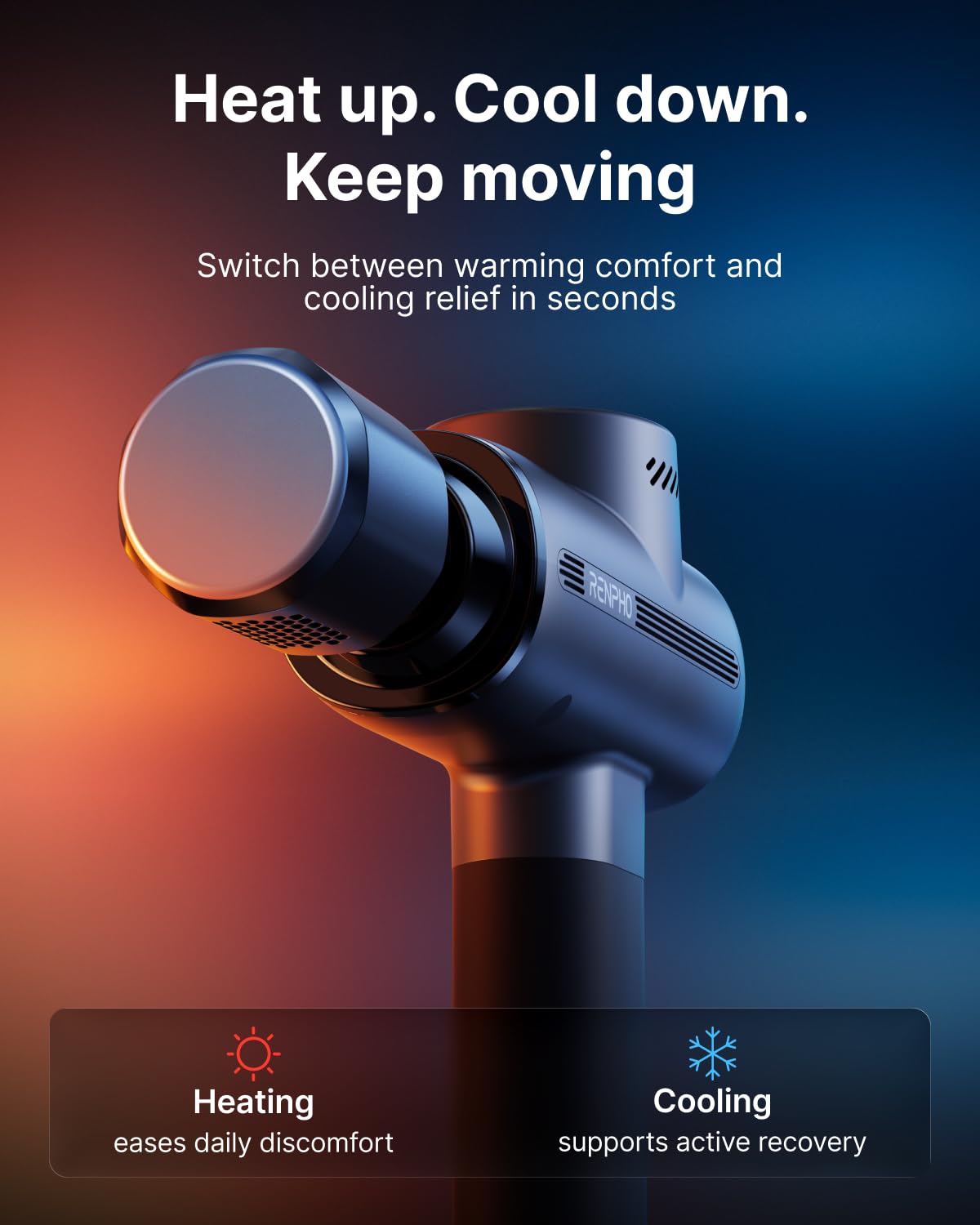 RENPHO Active Deep Tissue Percussion Massage Gun
