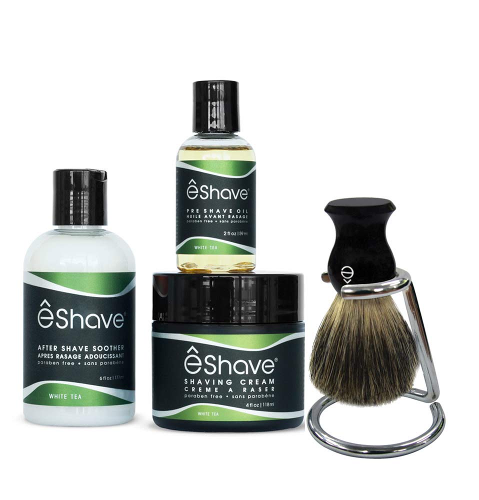 eShave Premium Men’s Shaving Kit – Orange Sandalwood Trio