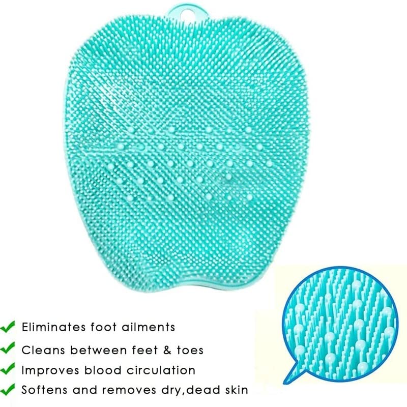 TBNLASS Bath Cushion Brush Anti-Slip Lazy Wash Feet Skin Bathroom Artifact Back Shower Foot
