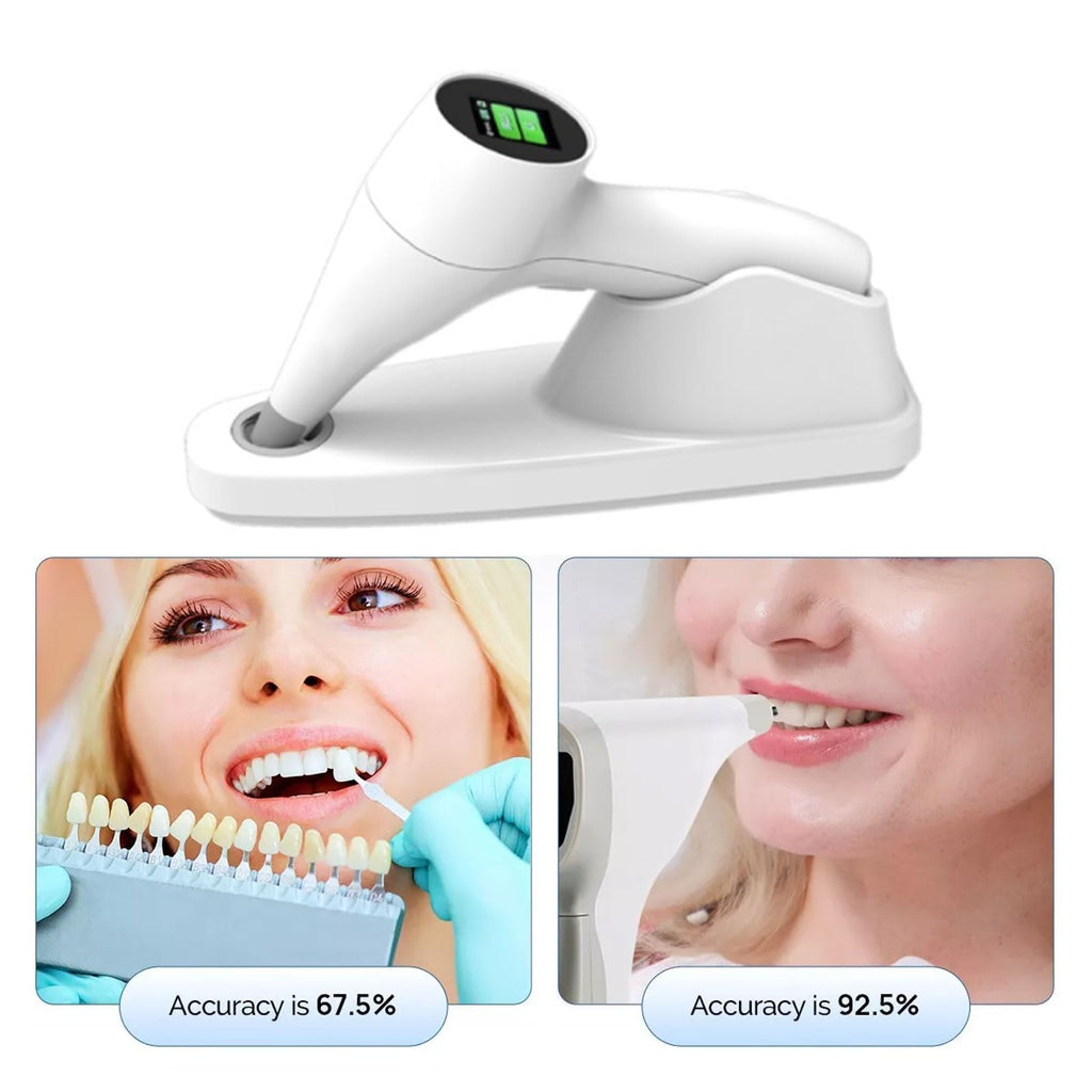 Windplusya Dental Digital Color Comparator, High Accuracy Tooth Digital Shade Guide with Led Display.