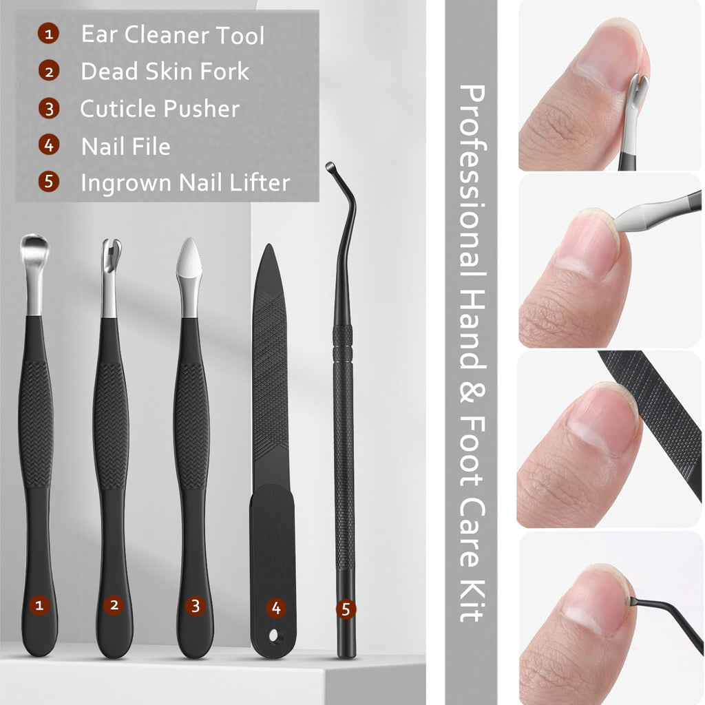 Toenail Clippers for Seniors Thick Toenails Angled Head Large Toe Nail Clippers Heavy Duty Ingrown Toenail Clippers