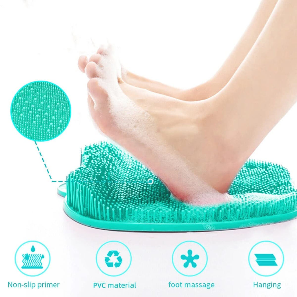 TBNLASS Bath Cushion Brush Anti-Slip Lazy Wash Feet Skin Bathroom Artifact Back Shower Foot
