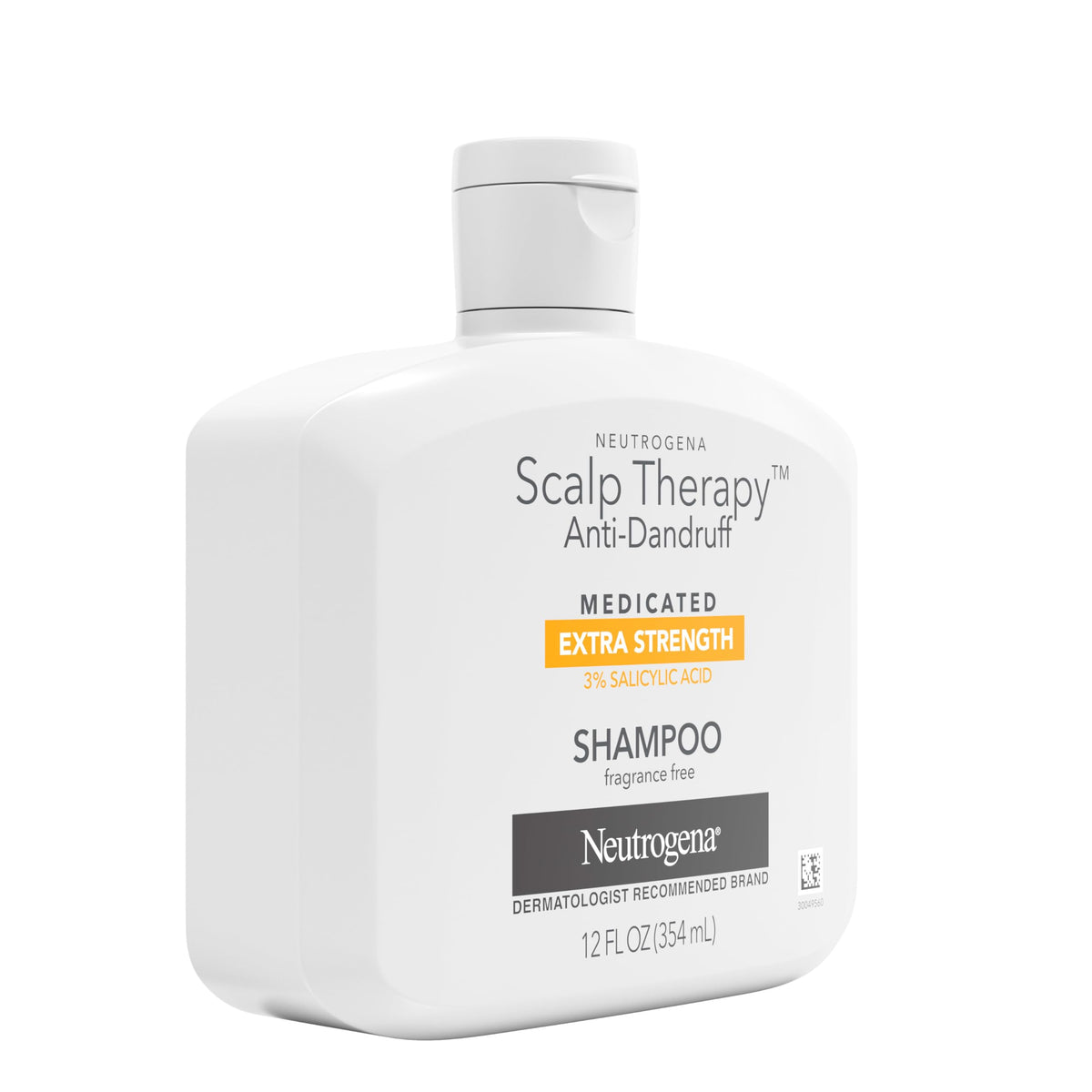 Neutrogena Scalp Therapy Anti-Dandruff Shampoo, Fragrance Free, 12 Fl Oz