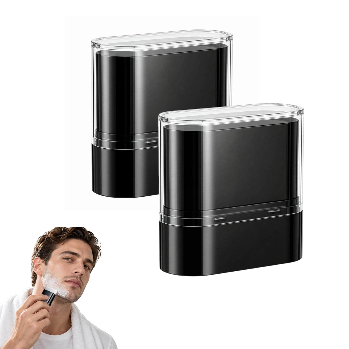 Men's 3-in-1 Shaving & Skincare Stick, Moisturizing Softening Beard