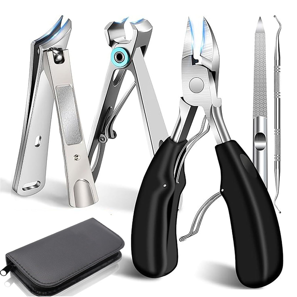 Toenail Clippers for Seniors Thick Toenails Angled Head Large Toe Nail Clippers Heavy Duty Ingrown Toenail Clippers