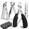 Toenail Clippers for Seniors Thick Toenails Angled Head Large Toe Nail Clippers Heavy Duty Ingrown Toenail Clippers