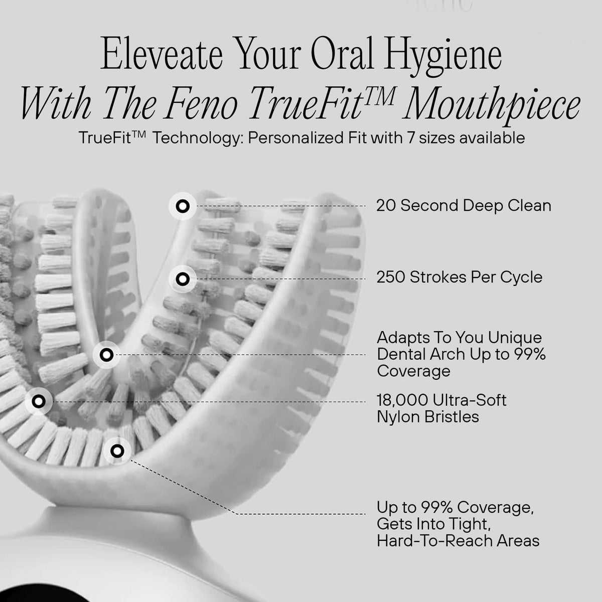 Feno Smartbrush Electric Toothbrush for Adults