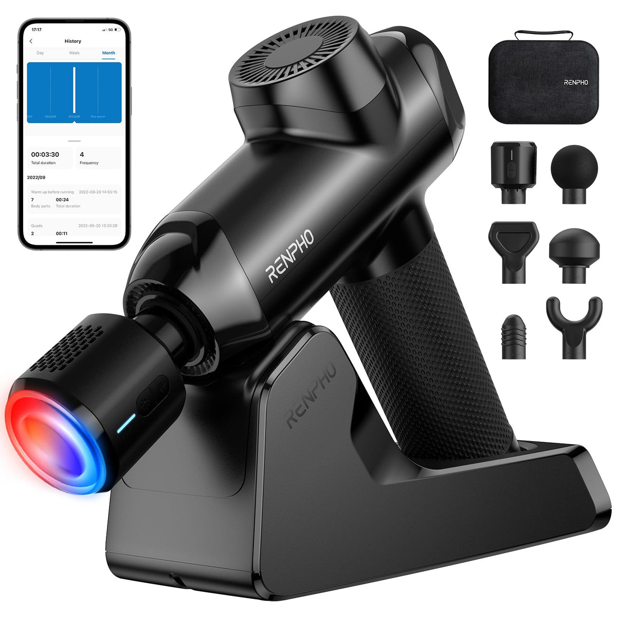 RENPHO Active Deep Tissue Percussion Massage Gun