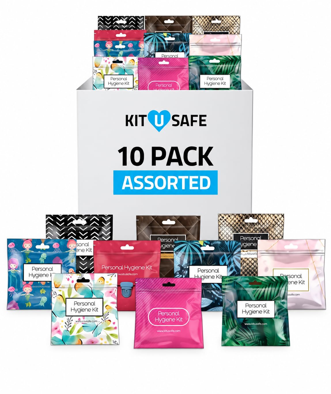 Bulk Menstrual Hygiene Kits with Tampons, Pads & Wipes