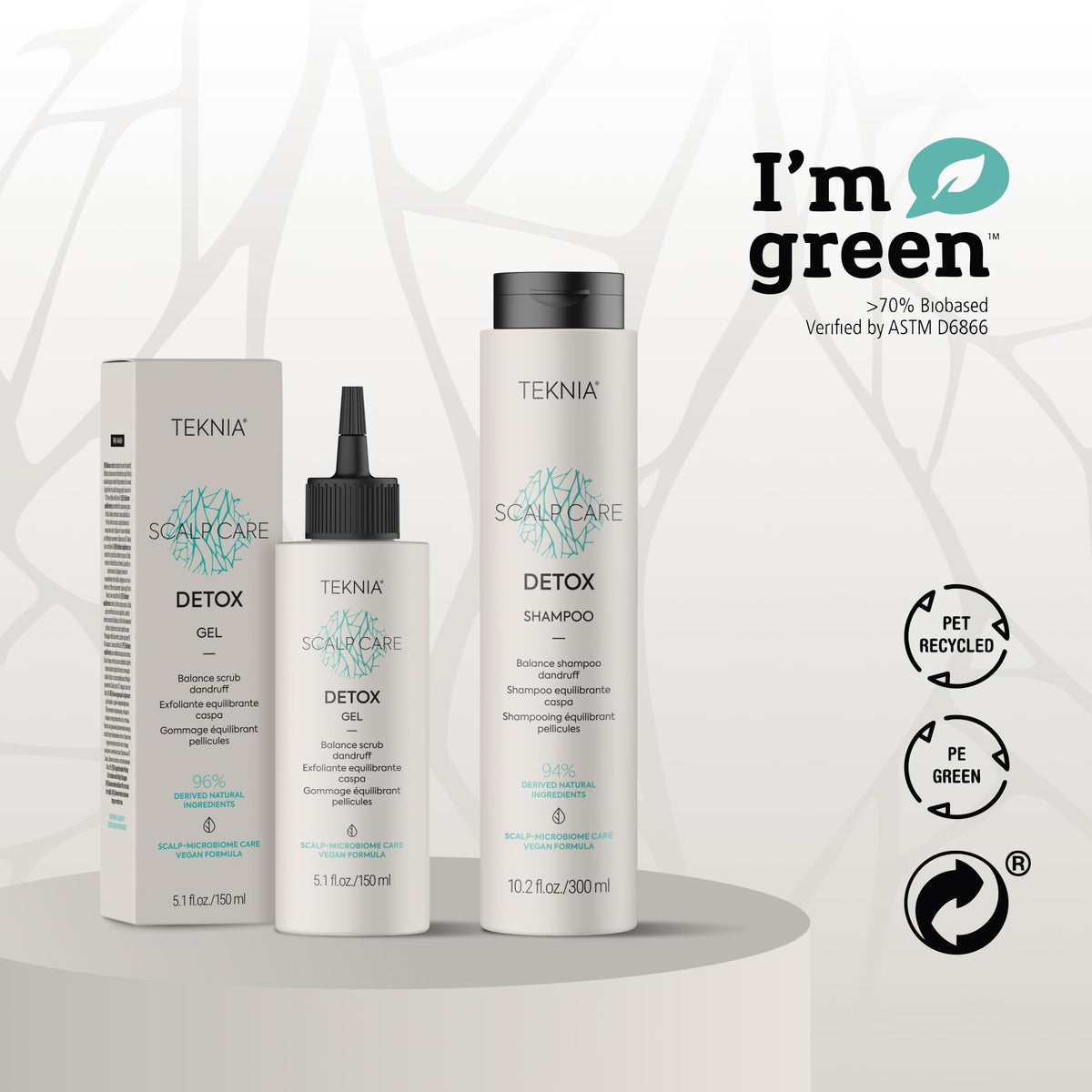 LAKMÉ Teknia Scalp Care Detox Balance Detoxifying Shampoo, Anti Dandruff Shampoo & Scalp Detox