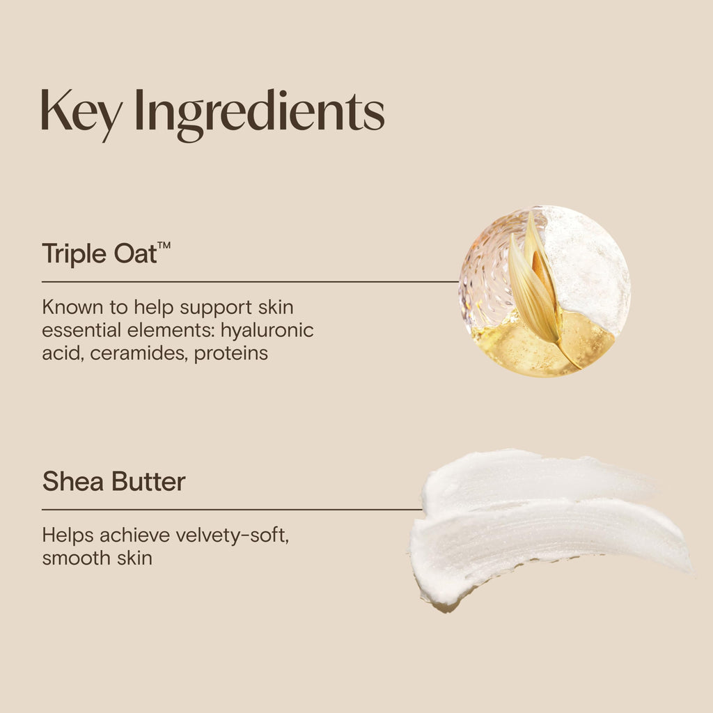 Aveeno Skin Relief Intense Moisture Repair Body Cream with Triple Oat & Shea Butter Formula, Helps Relieve & Restore Extra-Dry Skin with Long-Lasting Moisture, Fragrance-Free