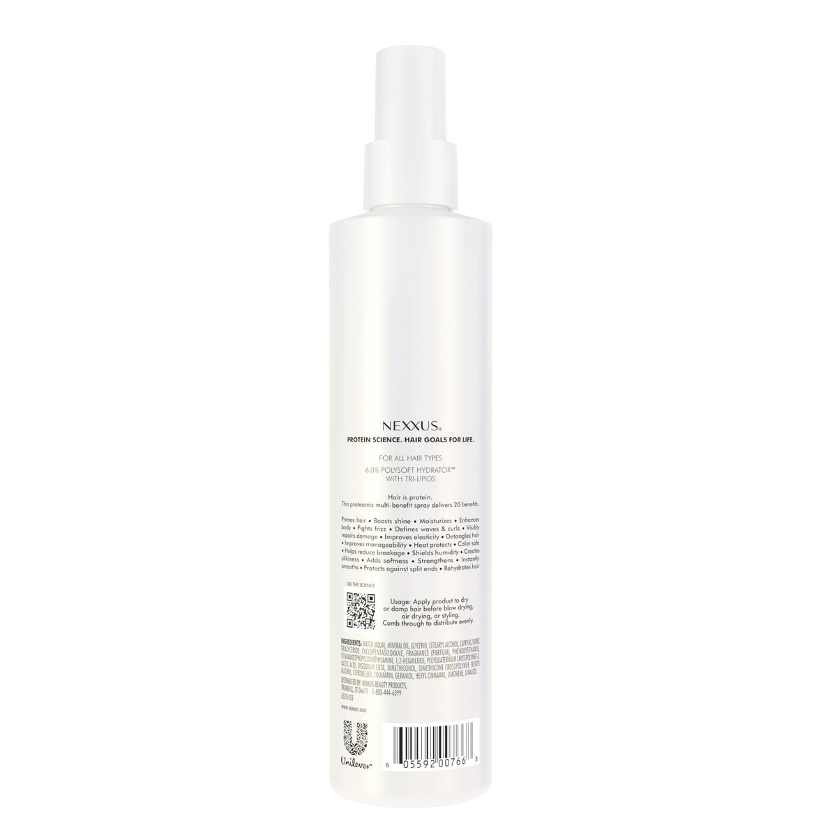 Nexxus Humectress Leave-In Conditioner Spray 20-in-1 Perfector for Dry Hair With Biotin & Hyaluronic Acid 9 oz