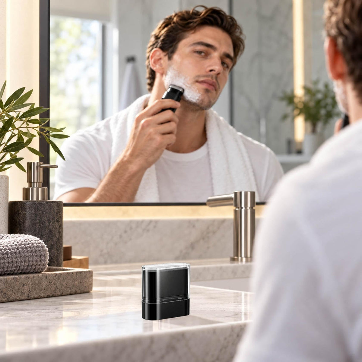 Men's 3-in-1 Shaving & Skincare Stick, Moisturizing Softening Beard