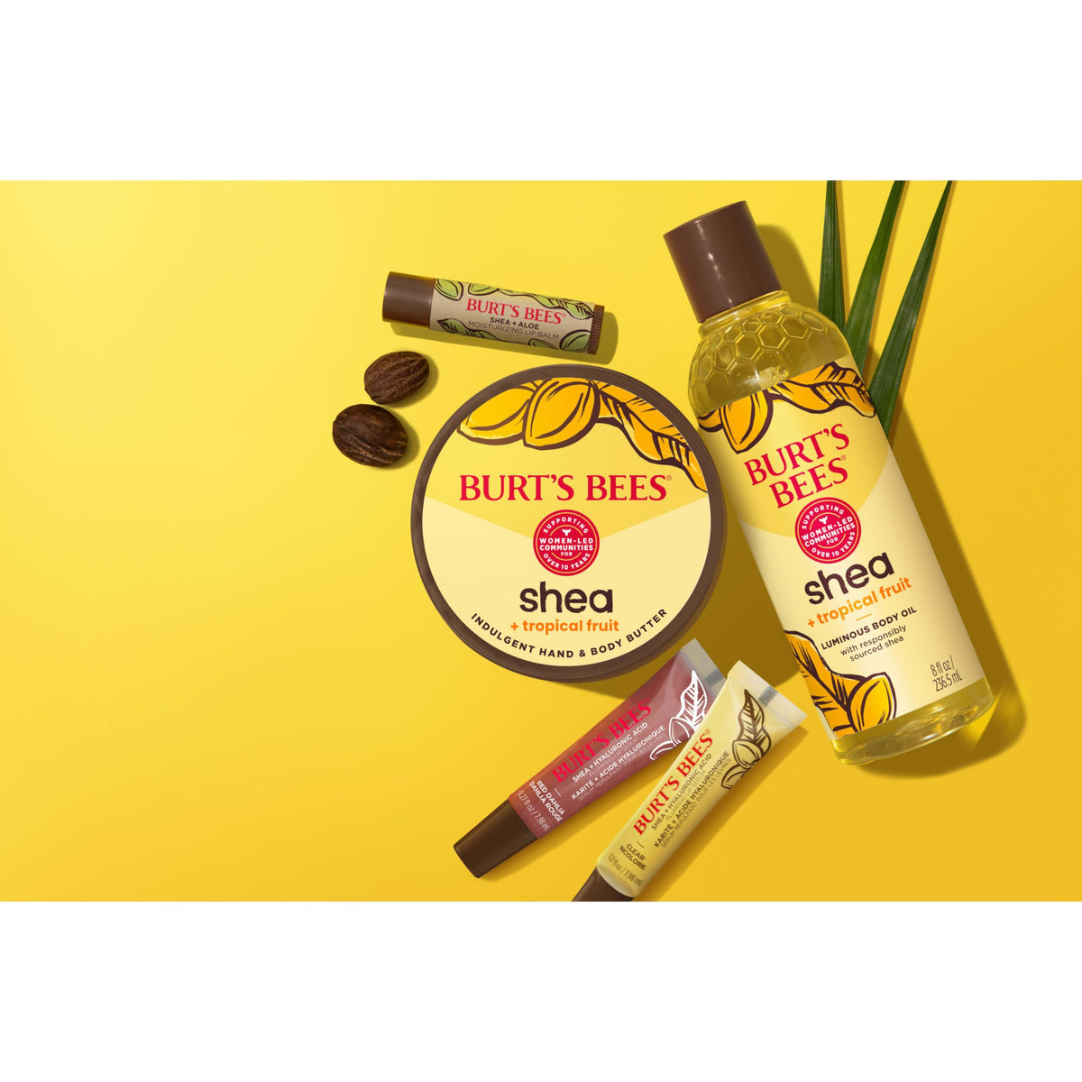 Burt's Bees Shea + Tropical Fruit Indulgent Hand and Body Butter, 11 oz.