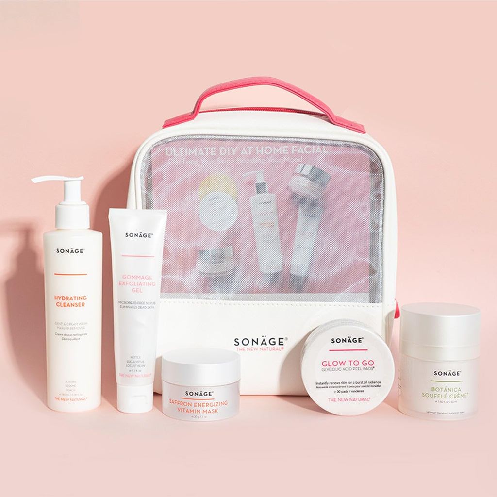 SONAGE Ultimate DIY Home Facial Kit | At-Home Spa Day Facial Kit