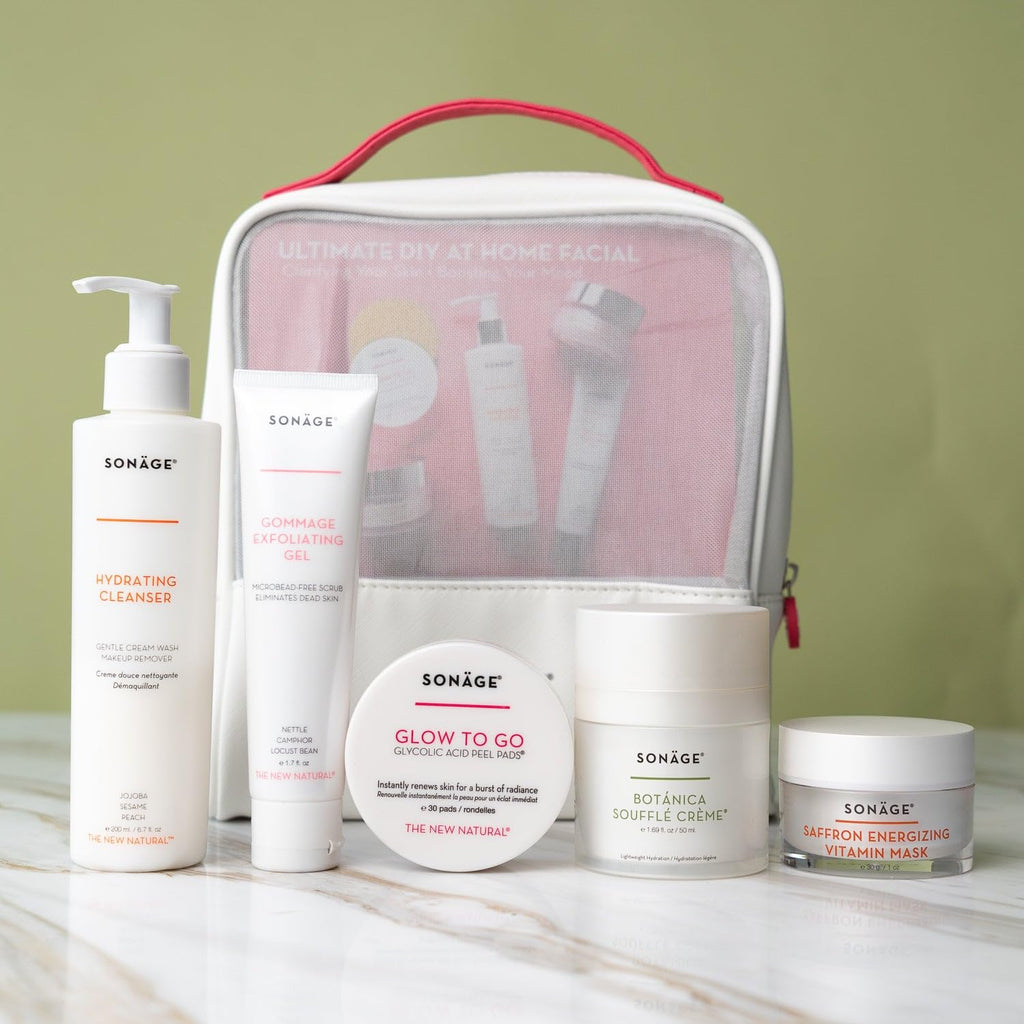 SONAGE Ultimate DIY Home Facial Kit | At-Home Spa Day Facial Kit