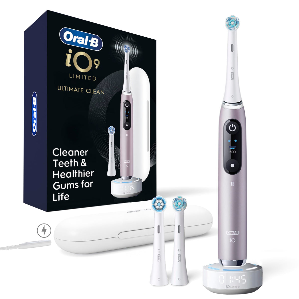 Oral-B iO Series 9 Limited Black Electric Toothbrush Set
