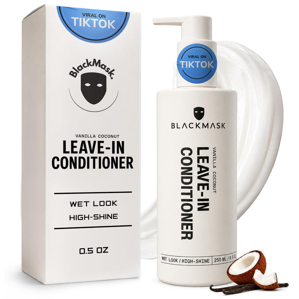 BlackMask Leave In Conditoner for Men - Soften, Smooth Hair - Anti - Frizz