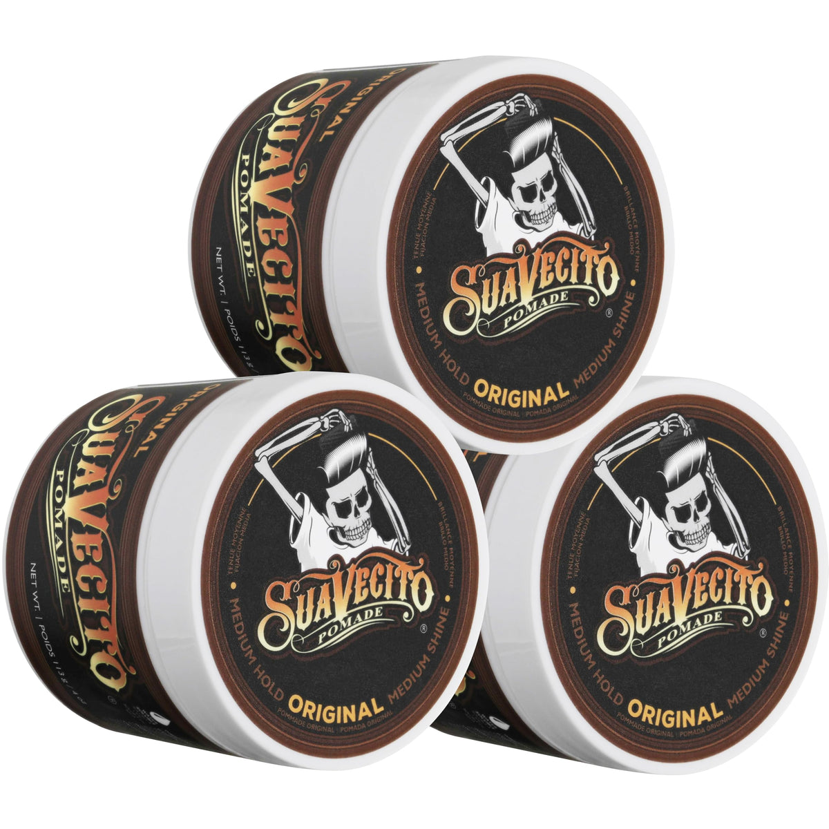 Suavecito Medium Hold Water-Based Pomade for Men