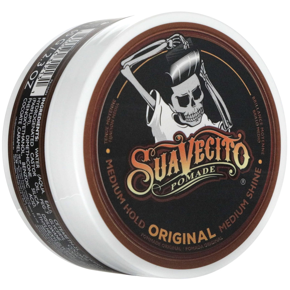 Suavecito Medium Hold Water-Based Pomade for Men