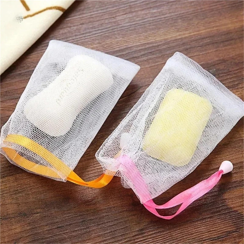 Soap Saver Bag 6-600PCS Portable Soap Pouch Multi Use Lather Net for Travel Camping Cleanser Shaving Cream Body Wash Accessory(600pcs)