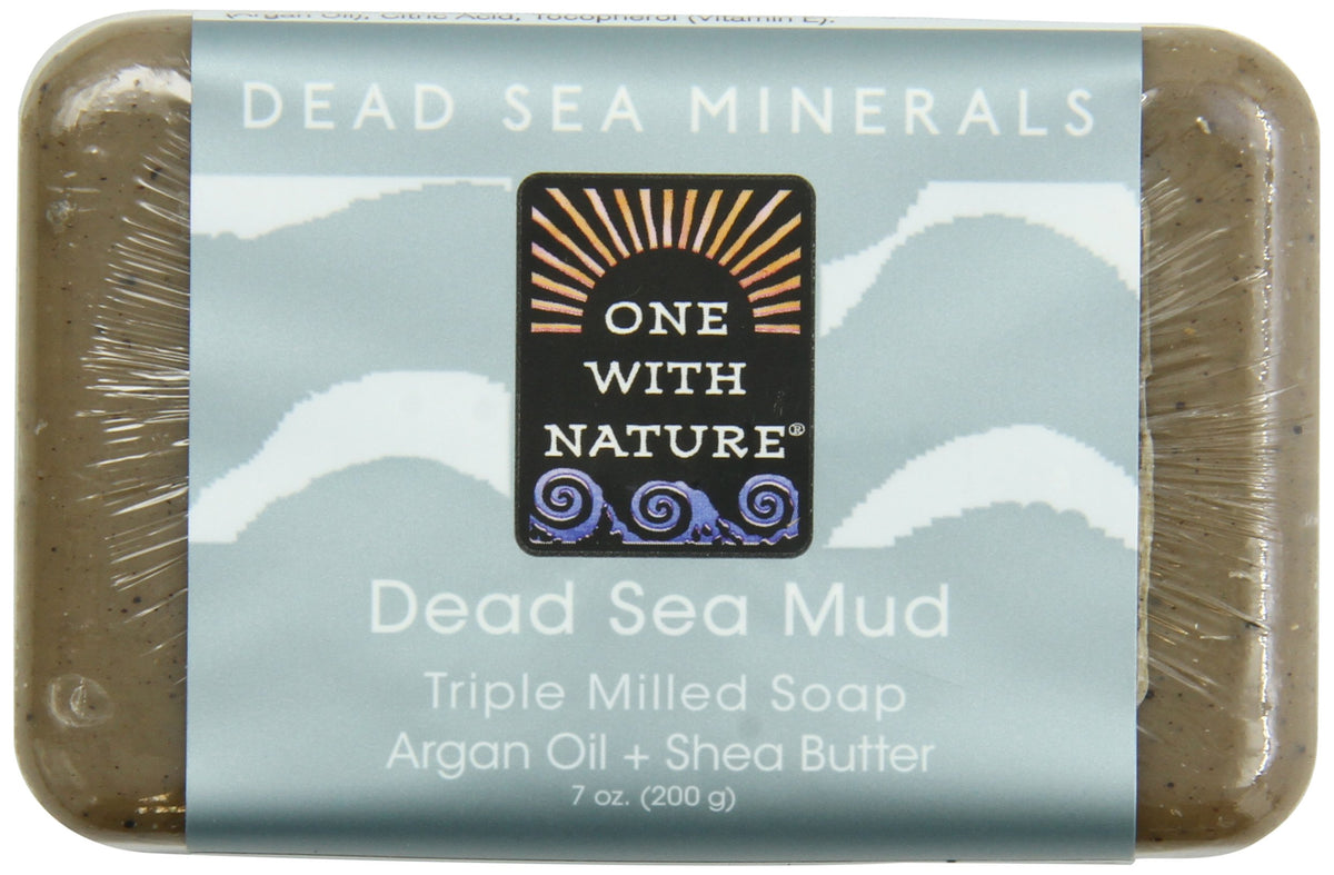 One With Nature Soap, Dead Sea Mud, 7 Ounce (Pack of 36)