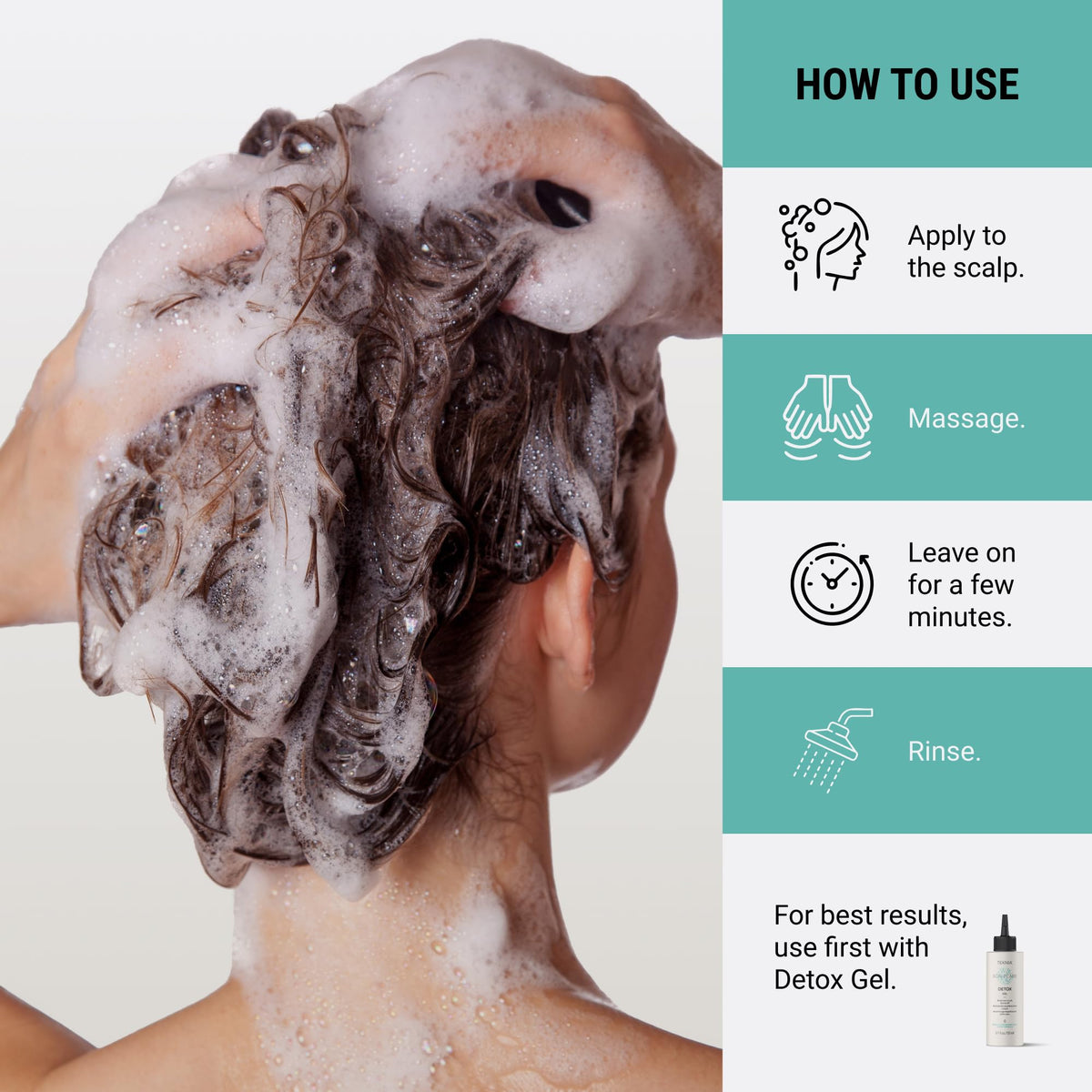 LAKMÉ Teknia Scalp Care Detox Balance Detoxifying Shampoo, Anti Dandruff Shampoo & Scalp Detox