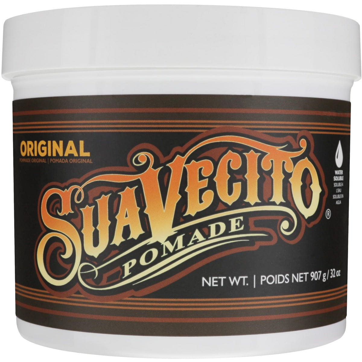 Suavecito Medium Hold Water-Based Pomade for Men