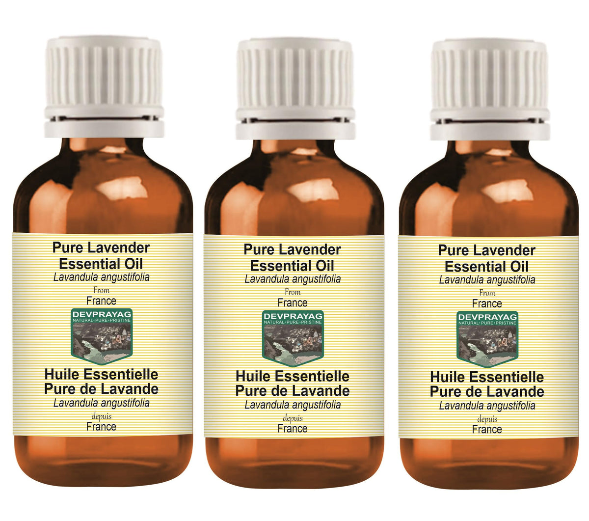 Devprayag Pure Lavender Essential Oil – 3 x 100ml
